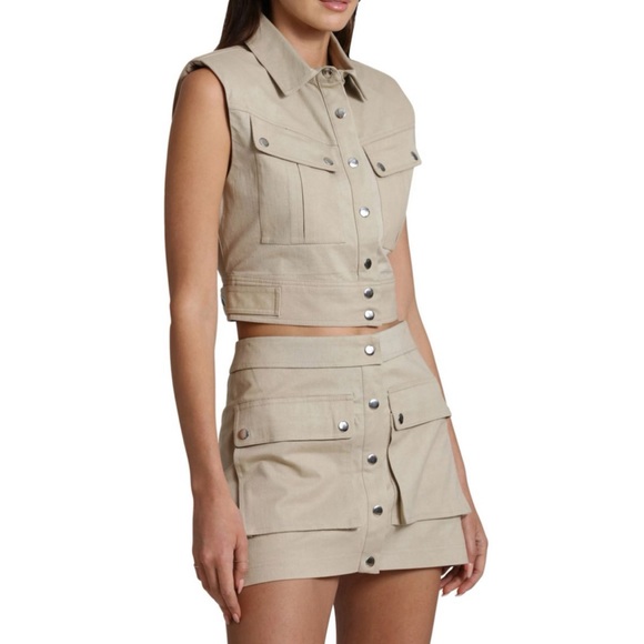 Avec Les Filles Utility Vest and Skirt - Picture 1 of 4